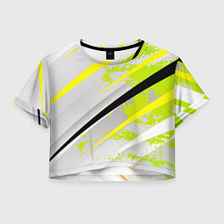 Женский топ Color white light green