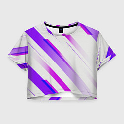 Женский топ Color white pink