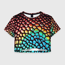 Женский топ Макро кожа дракона