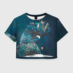 Женский топ Попугай акварельный - big picture