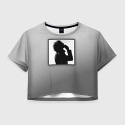 Футболка 3D укороченная женская Pharaoh phrequincy, цвет: 3D-принт