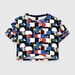 Женский топ Геометрия букв