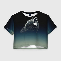 Женский топ Бурый в гневе - градиент