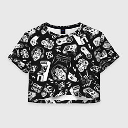 Женский топ Retro gamer pattern