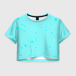 Женский топ Color light blue shapes