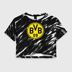 Женский топ Borussia штрихи красок текстура