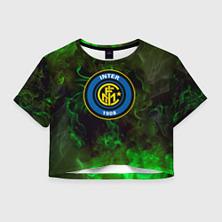 Женский топ Интер кислотный огонь