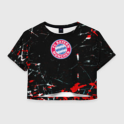 Женский топ Бавария Мюнхен штрихи красок