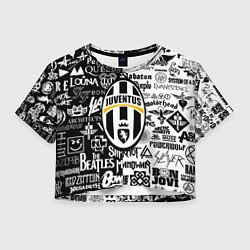 Женский топ Juventus рок музыка