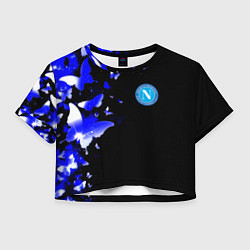 Женский топ Наполи бабочки текстура