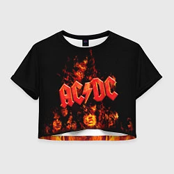 Женский топ AC/DC Flame