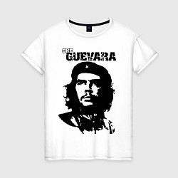Футболка хлопковая женская Che Guevara, цвет: белый