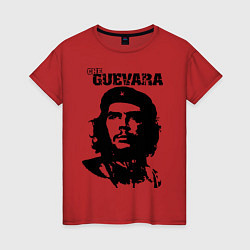 Футболка хлопковая женская Che Guevara, цвет: красный