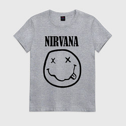 Женская футболка Nirvana
