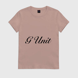 Футболка хлопковая женская G unit, цвет: пыльно-розовый