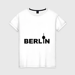 Футболка хлопковая женская Берлин, цвет: белый