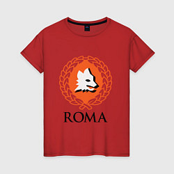 Футболка хлопковая женская Roma, цвет: красный