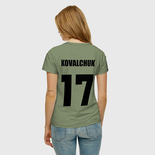 Женская футболка New Jersey Devils: Kovalchuk 17 / Авокадо – фото 4