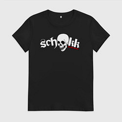 Футболка хлопковая женская Schokk, цвет: черный