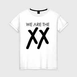 Футболка хлопковая женская We are the XX, цвет: белый