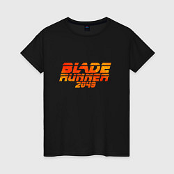 Футболка хлопковая женская Blade Runner 2049, цвет: черный