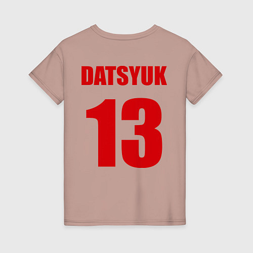 Женская футболка Detroit Red Wings: Pavel Datsyuk / Пыльно-розовый – фото 2