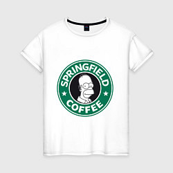 Женская футболка Springfield Coffee