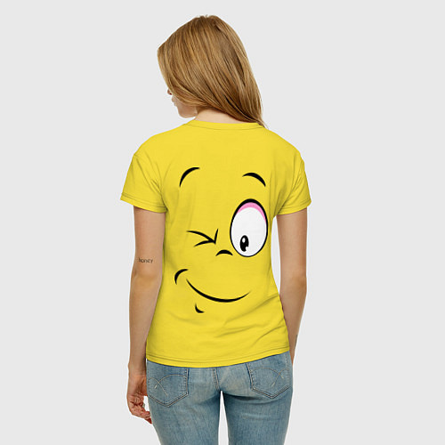 Женская футболка Позитив со всех сторон / Желтый – фото 4