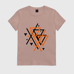 Футболка хлопковая женская Paul van Dyk: Chaos, цвет: пыльно-розовый