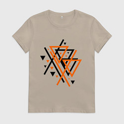 Футболка хлопковая женская Paul van Dyk: Chaos, цвет: миндальный