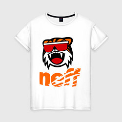 Футболка хлопковая женская Neff, цвет: белый