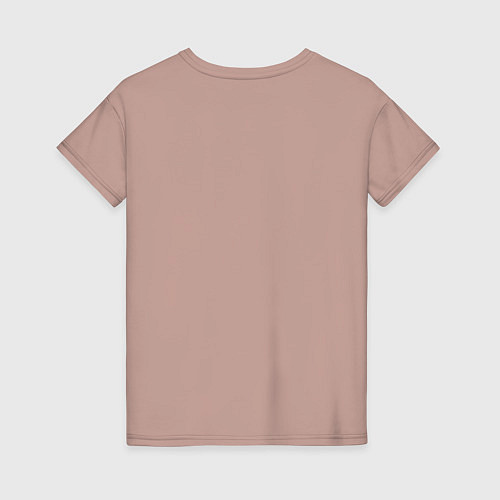Женская футболка Misfits Rabbit / Пыльно-розовый – фото 2