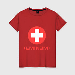 Футболка хлопковая женская Recovery (Eminem), цвет: красный