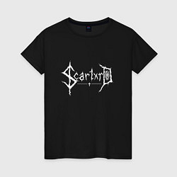 Футболка хлопковая женская Scarlxrd, цвет: черный