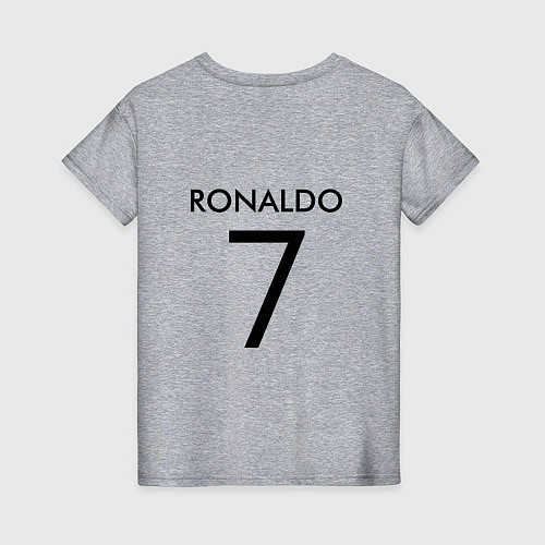 Женская футболка Ronaldo: Juve Sport / Меланж – фото 2