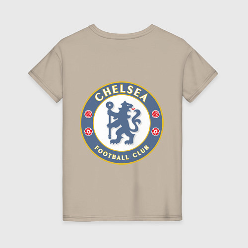 Женская футболка Chelsea FC / Миндальный – фото 2