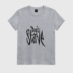 Футболка хлопковая женская Don't Starve, цвет: меланж