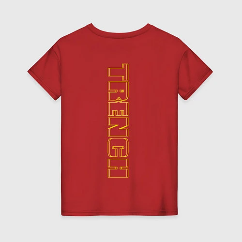 Женская футболка Twenty One Pilots: Trench / Красный – фото 2