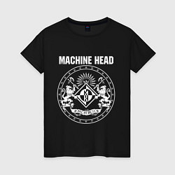 Футболка хлопковая женская Machine Head MCMXCII, цвет: черный