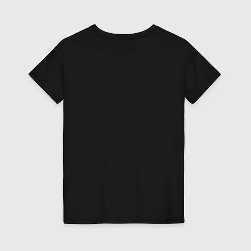 Женская футболка GUSSI: Flowers Style / Черный – фото 2