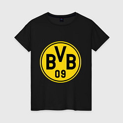 Футболка хлопковая женская BVB 09, цвет: черный