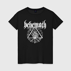 Футболка хлопковая женская Behemoth, цвет: черный