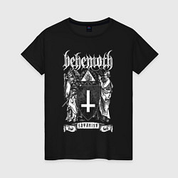 Футболка хлопковая женская Behemoth: Satanist, цвет: черный