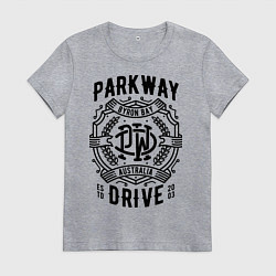 Футболка хлопковая женская Parkway Drive: Australia, цвет: меланж