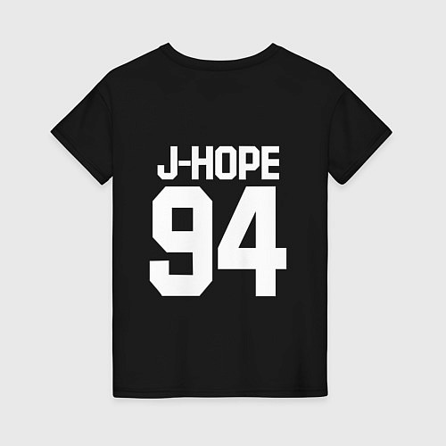Женская футболка BTS J-HOPE / Черный – фото 2