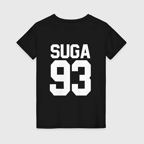 Женская футболка BTS SUGA / Черный – фото 2