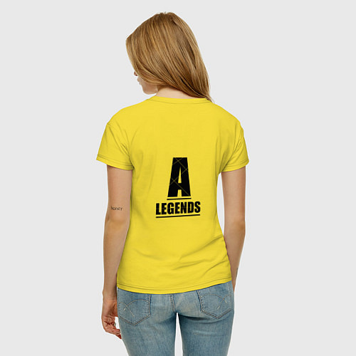 Женская футболка Apex Legends: Pathfinder / Желтый – фото 4