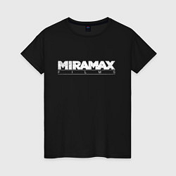 Футболка хлопковая женская Miramax Film, цвет: черный