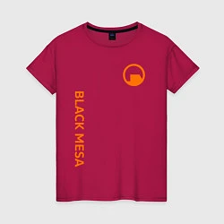 Футболка хлопковая женская Black Mesa, цвет: маджента