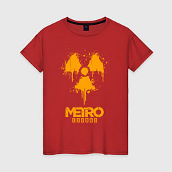Футболка хлопковая женская METRO EXODUS, цвет: красный
